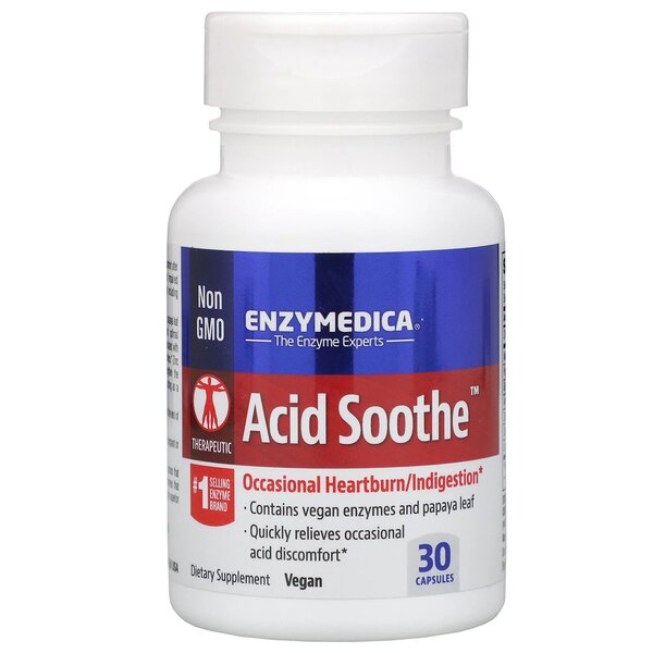 Enzymedica Acid Soothe - 30 caps