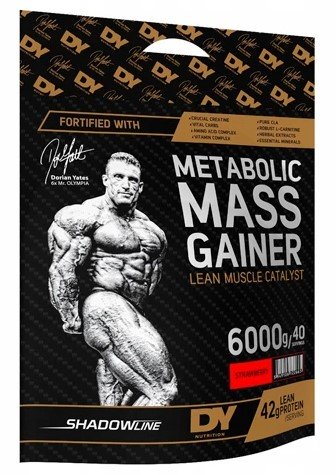 Dorian Yates Metabolic Mass Gainer, Strawberry (EAN 5949106122665) - 6000g