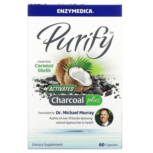 Enzymedica Purify Activated Charcoal Plus - 60 caps