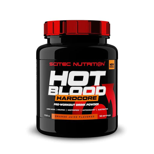 SciTec Hot Blood Hardcore, Orange Juice - 700g