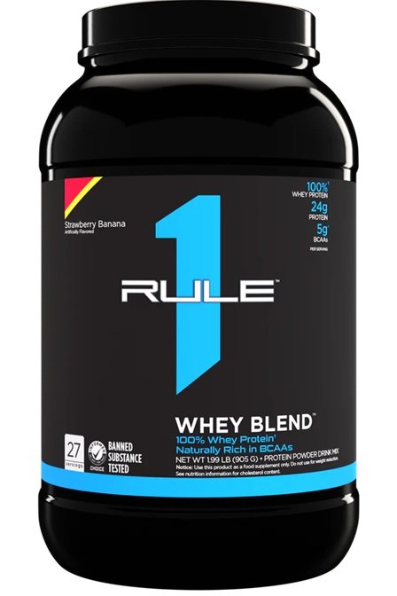 Rule One R1 Whey Blend, Strawberry Banana - 905g