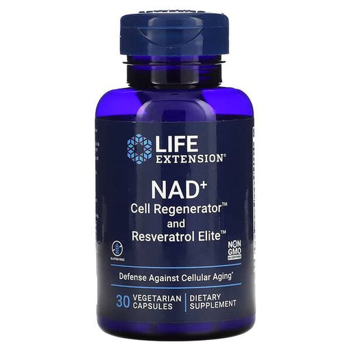 Life Extension NAD+ Cell Regenerator & Resveratrol Elite - 30 vcaps