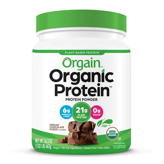 Orgain Organic Protein, Creamy Chocolate Fudge - 462g