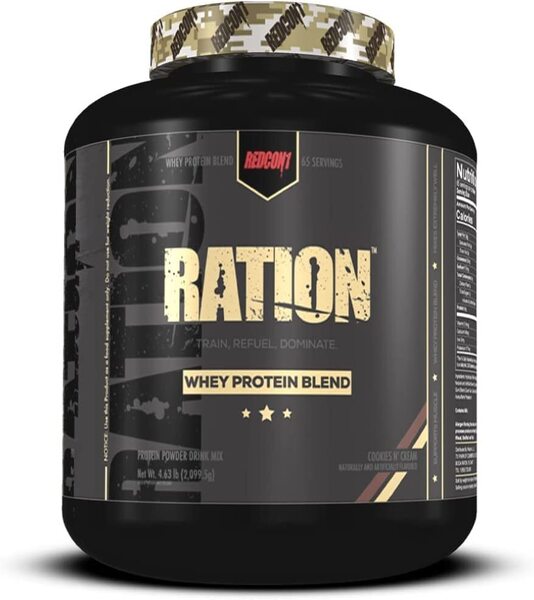 Redcon1 Ration - Whey Protein, Cookies & Cream - 2099g