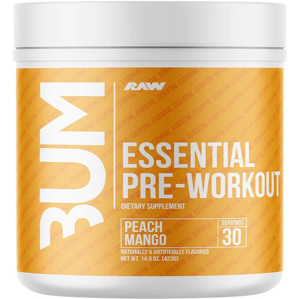 Raw Nutrition CBUM Essential Pre-Workout, Peach Mango - 423g