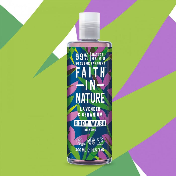 Faith In Nature Lavender and Geranium Body Wash 400ml