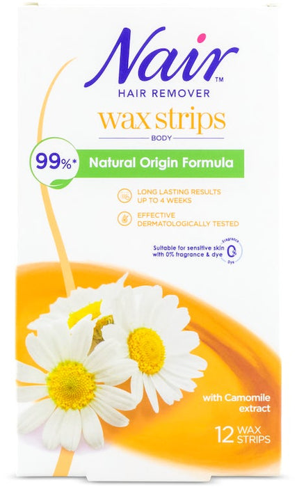 Nair Chamomile Cold Body Wax Strips