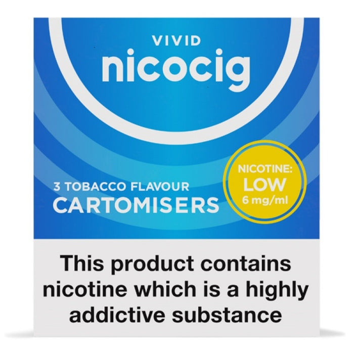 Nicocig Refill Cart Low Strength 6Mg 3