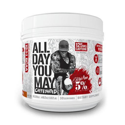 Rich Piana 5% Nutrition AllDayYouMay Caffeinated Legendary Series 450g 