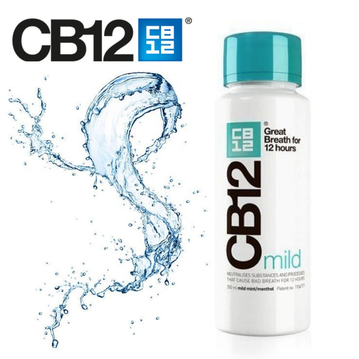 CB12 Safe Breath Agent d'hygiène buccale Menthe douce/Menthol 250 ml