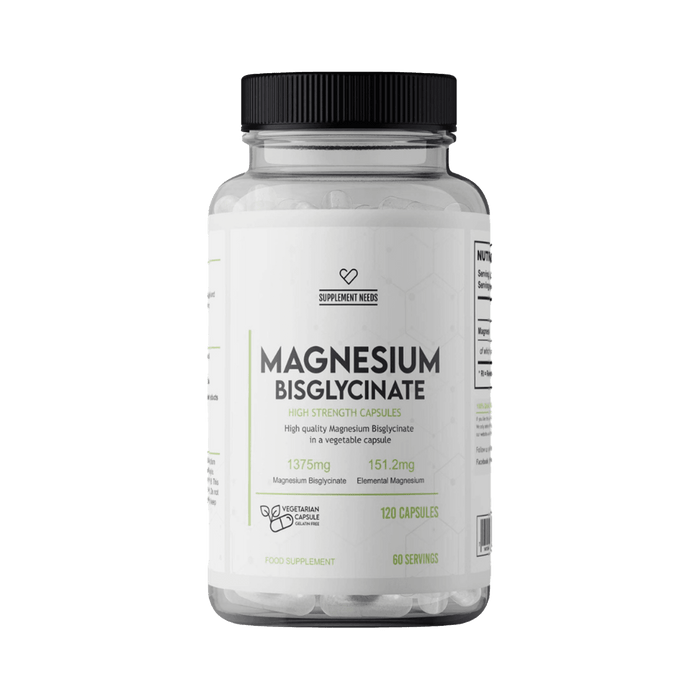 Supplement Needs Magnesium Bisglycinate 120 Capsules 