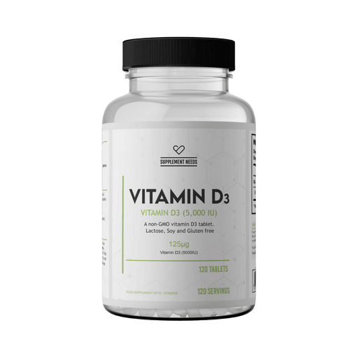 Supplement Needs Vitamin D3 120 Tablets 