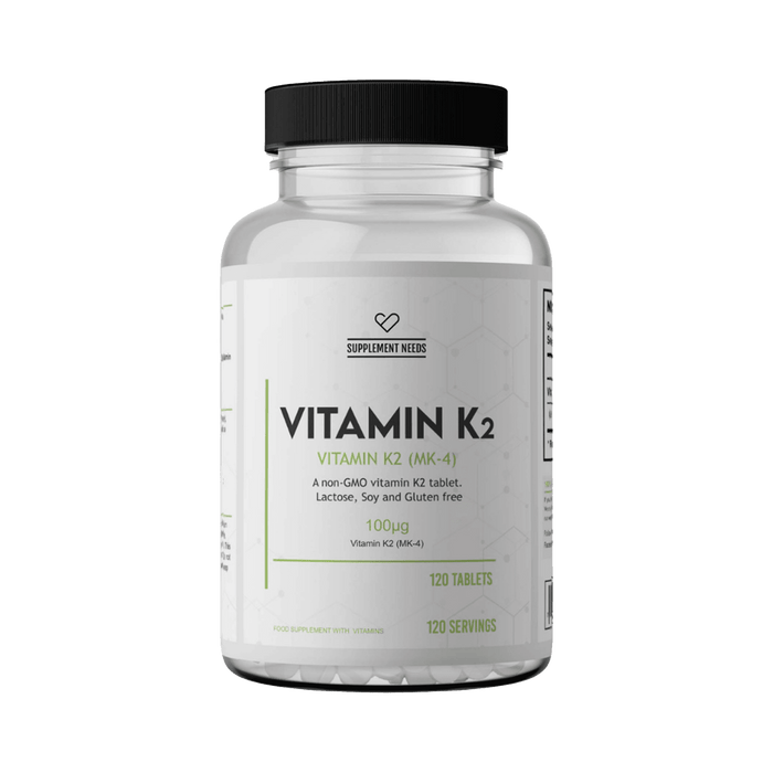 Supplement Needs Vitamin K2 120 Tablets 