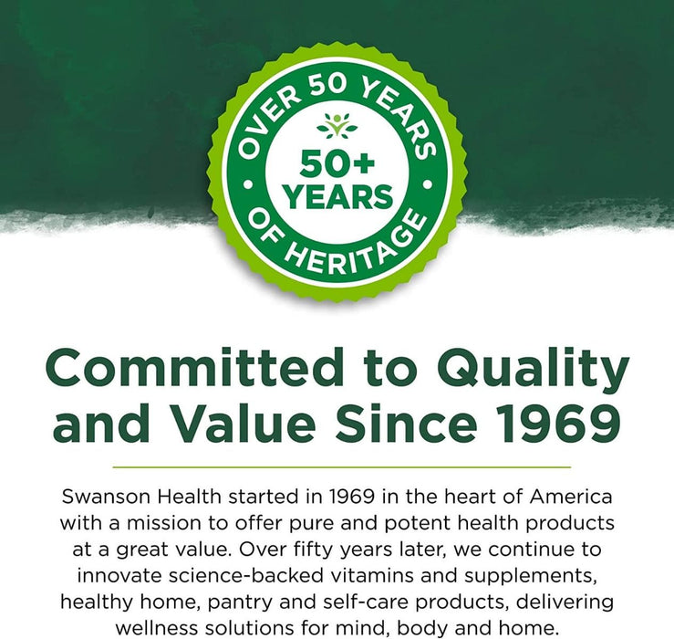 Swanson Sea Cucumber 500mg 100 Capsules | Premium Supplements at HealthPharm.co.uk