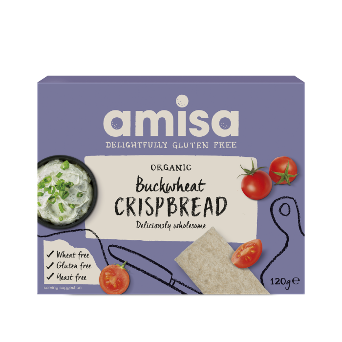 Amisa Organic Gluten Free Buckwheat Crispbread 120g