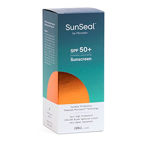 SunSeal Sun Lotion 50SPF | 200ml | Lasts for 3 Days | Waterproof | Sweat Resistant | Child Safe