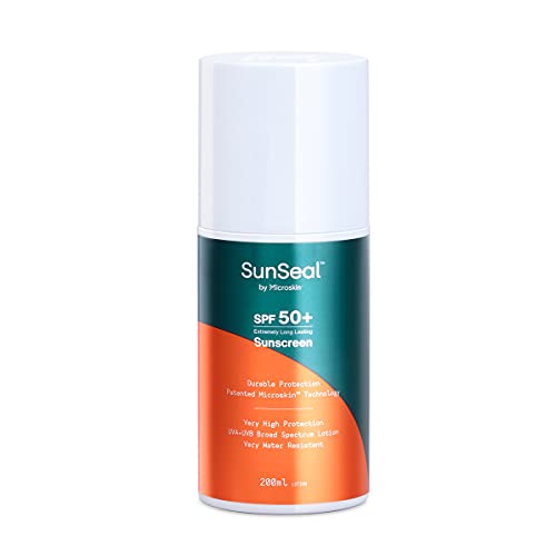 SunSeal Sun Lotion 50SPF | 200ml | Lasts for 3 Days | Waterproof | Sweat Resistant | Child Safe