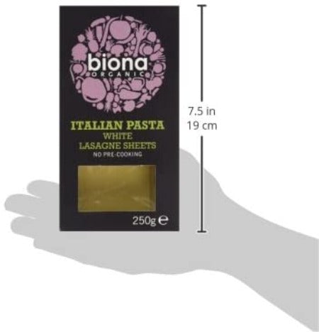 Biona Organic Italian Pasta White Lasagne Sheets 250g