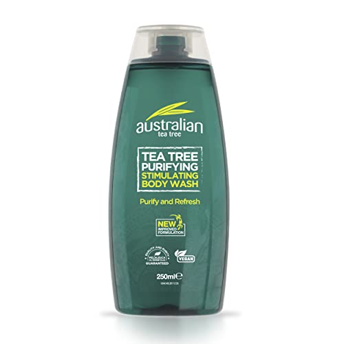 Australian Tea Tree Tea Tree Body Wash Purifying  Natural  Vegan  Cruelty Free  Paraben & SLS Free  Stimulating  250ml