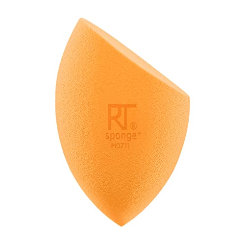 Real Techniques Miracle Complexion Makeup Sponge for full cover foundation (Packaging and Colour May Vary) Orange