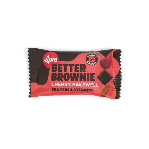 Vive Better Brownie 15x35g Cherry Bakewell