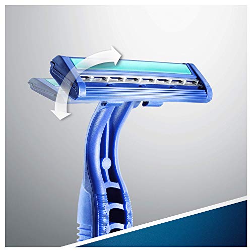 Gillette BlueII Plus Slalom Men's Disposable Razors 8 razors