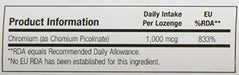 Solaray Chromium Picolinate 1000 mcg | 100 VegCaps 91752