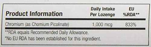 Solaray Chromium Picolinate 1000 mcg | 100 VegCaps 91752