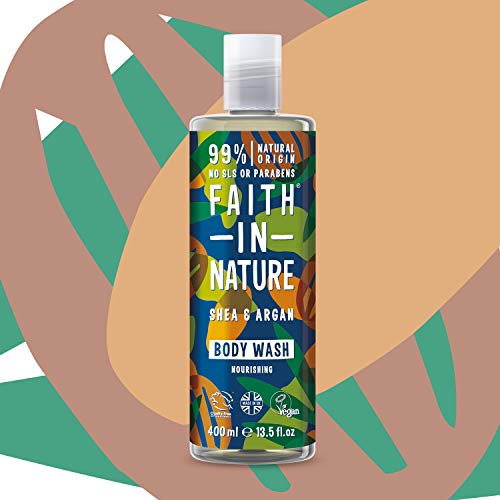 Faith in Nature Shea & Argan Body Wash 400ml 