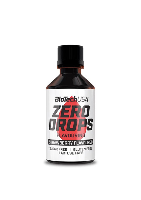 BioTechUSA Zero Drops, Cheesecake - 50 ml.