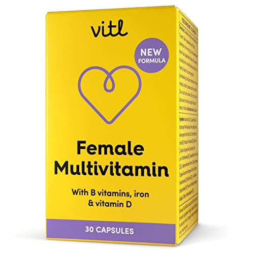 Vitl Vilt Female Multivitamins with B vitamins iron and vitamin D