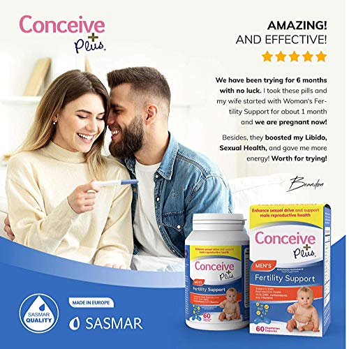 Conceive Plus Prenatal Vitamin Supplement 60 Vegetarian Capsules