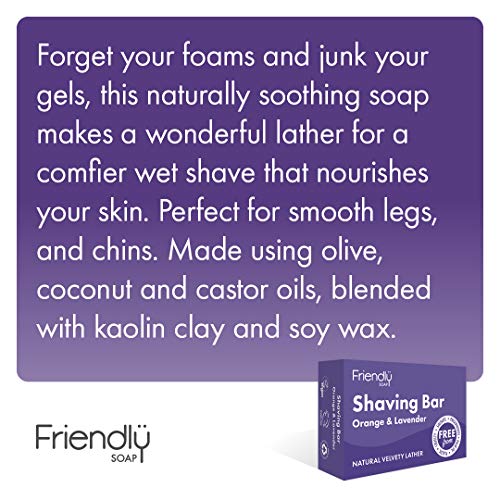 Friendly Soap Natural Handmade Shaving Soap 95 g