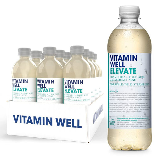 Vitamin Well Elevate 12x500ml Pineapple & Wild Strawberry