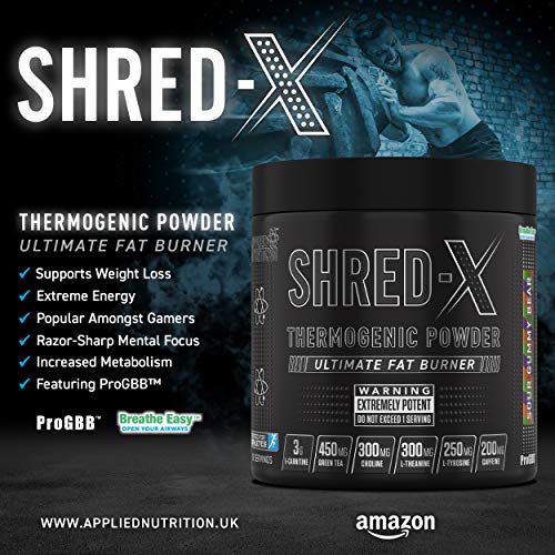 Applied Nutrition Shred-X Powder 300g Strawberry Kiwi