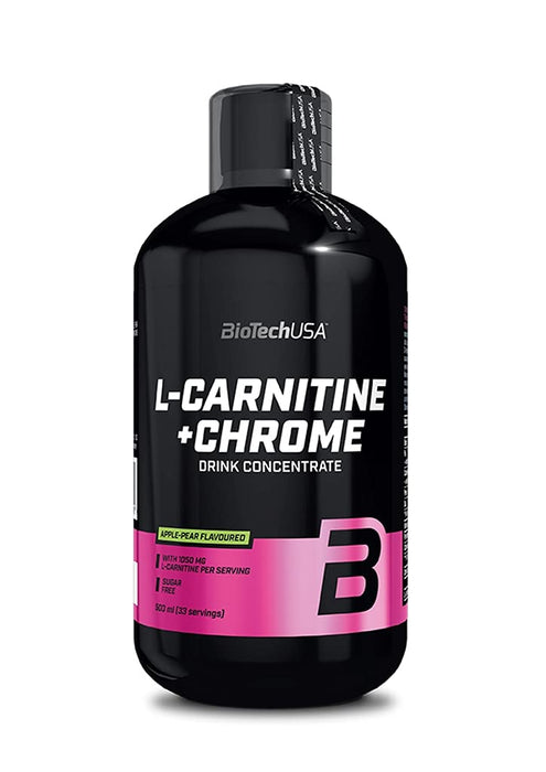 BioTechUSA L-Carnitine + Chrome, Orange - 500 ml.