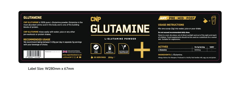 CNP Professional Glutamine 250g 