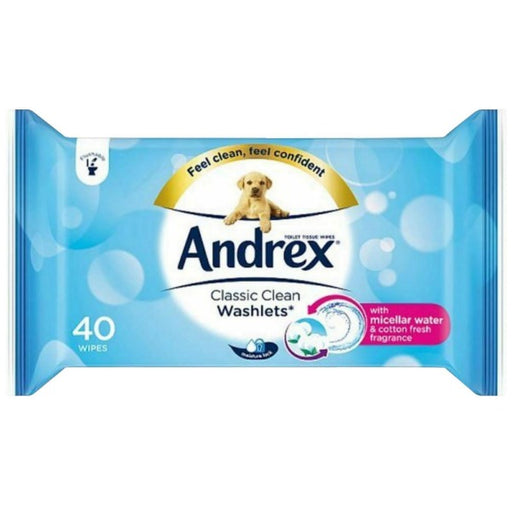 Andrex® Classic Clean Washlets™ Moist Toilet Tissue