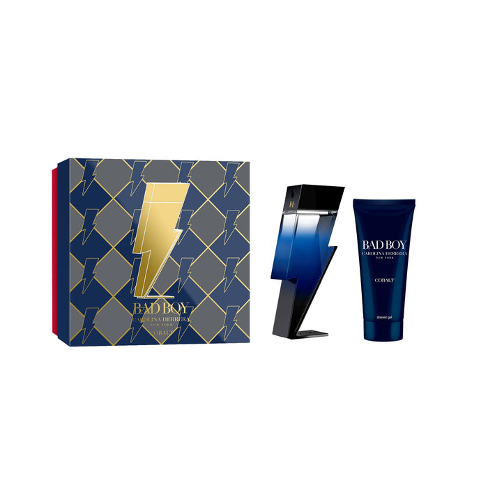 Carolina Herrera Bad Boy Cobalt Gift Set 100ml EDP + 100ml Shower Gel