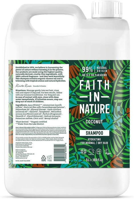 Faith In Nature Coconut Shampoo 5L