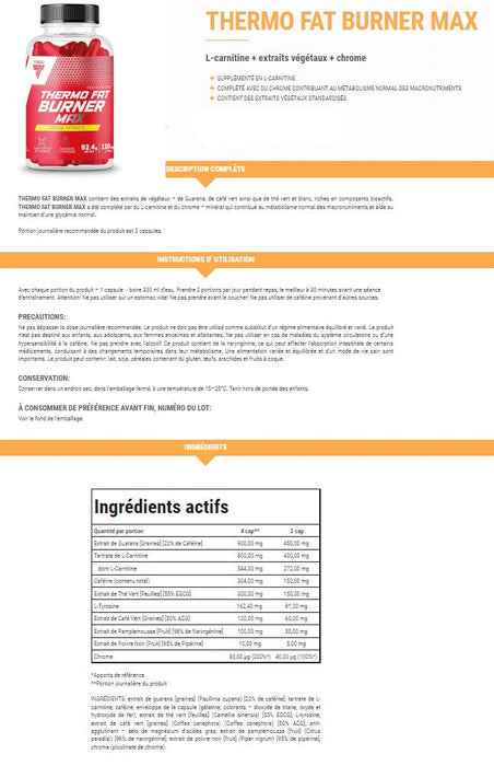 Trec Nutrition Thermo - 120 caps