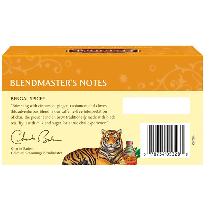 Celestial Seasonings Bengal Spice Herbal Tea 20 Tea Bags