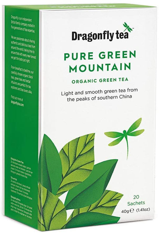 Dragonfly Tea Emerald Mountain Organic Green Tea 20 Sachet