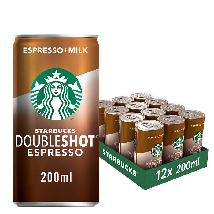 Starbucks Doubleshot Espresso Iced Coffee 200ml x 12