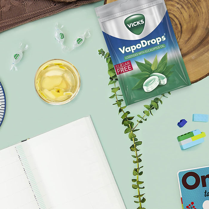 Vicks Vapodrops Classic Sugar Free Vegan Lozenges 72g