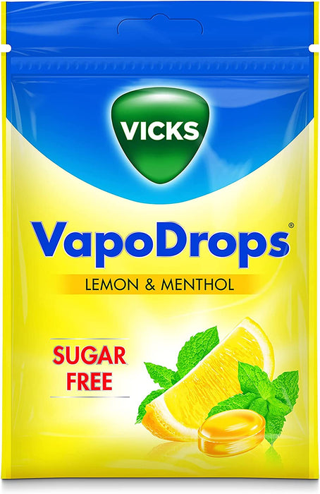 Vicks Vapodrops Classic Sugar Free Vegan Lozenges 72g