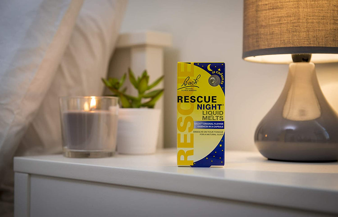 Bach Rescue Night Liquid Melts 28 Capsules 1.8g Bach