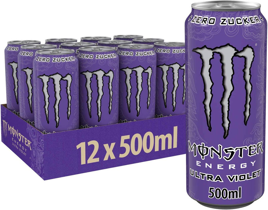 Monster Energy Ultra Cans 12 x 500ml