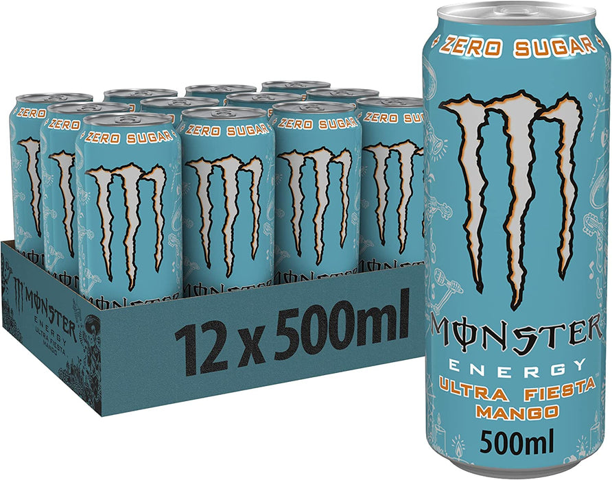 Monster Energy Ultra Cans 12 x 500ml