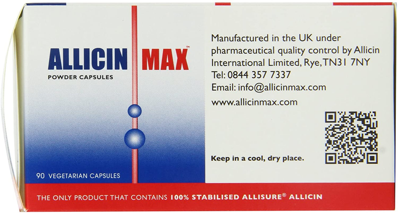 Allicinmax SGK 100% Pure Capsules - Pack of 90